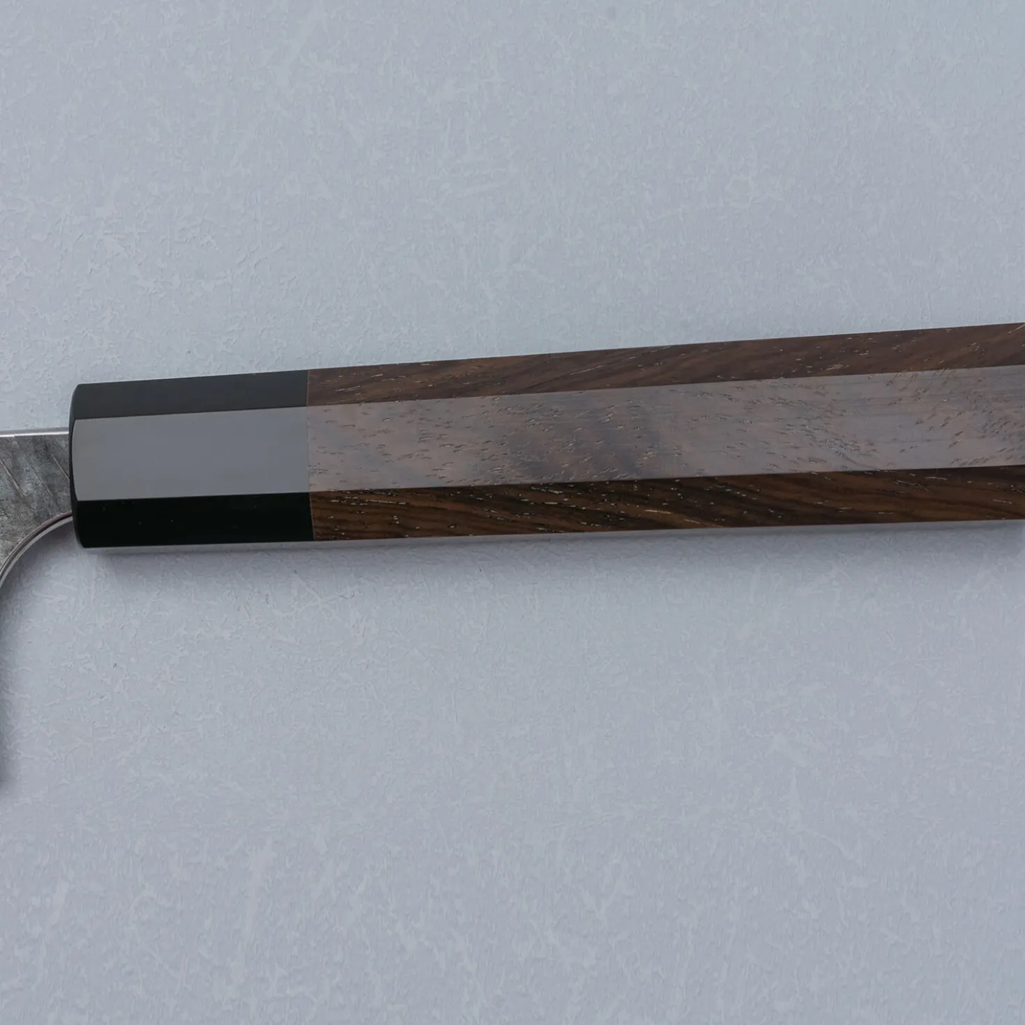 Yoshimi Kato Aogami Super V Tsuchime Walnut Kiritsuke 24 cm