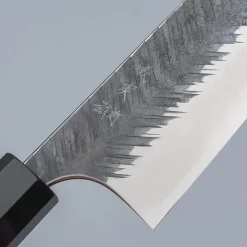 Yoshimi Kato Aogami Super V Tsuchime Walnut Kiritsuke 21 cm