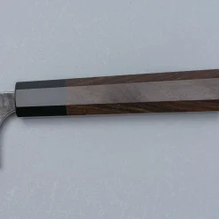 Yoshimi Kato Aogami Super V Tsuchime Walnut Kiritsuke 21 cm
