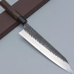 Yoshimi Kato Aogami Super V Tsuchime Walnut Kiritsuke 21 cm