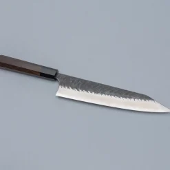 Yoshimi Kato Aogami Super V Tsuchime Walnut Kiritsuke 21 cm