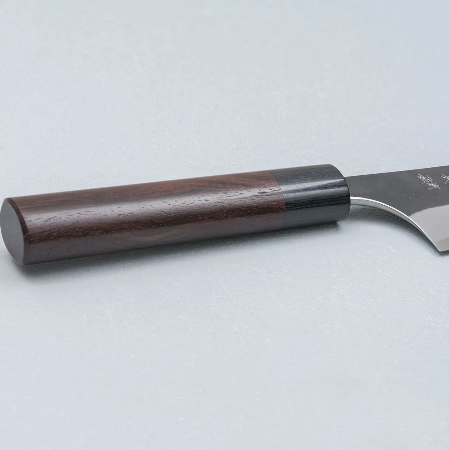Yoshimi Kato Aogami Super Walnut Rosewood Bunka 16.5 cm
