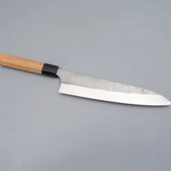 Yoshimi Kato Ginsan Nashiji Gyuto 21 cm