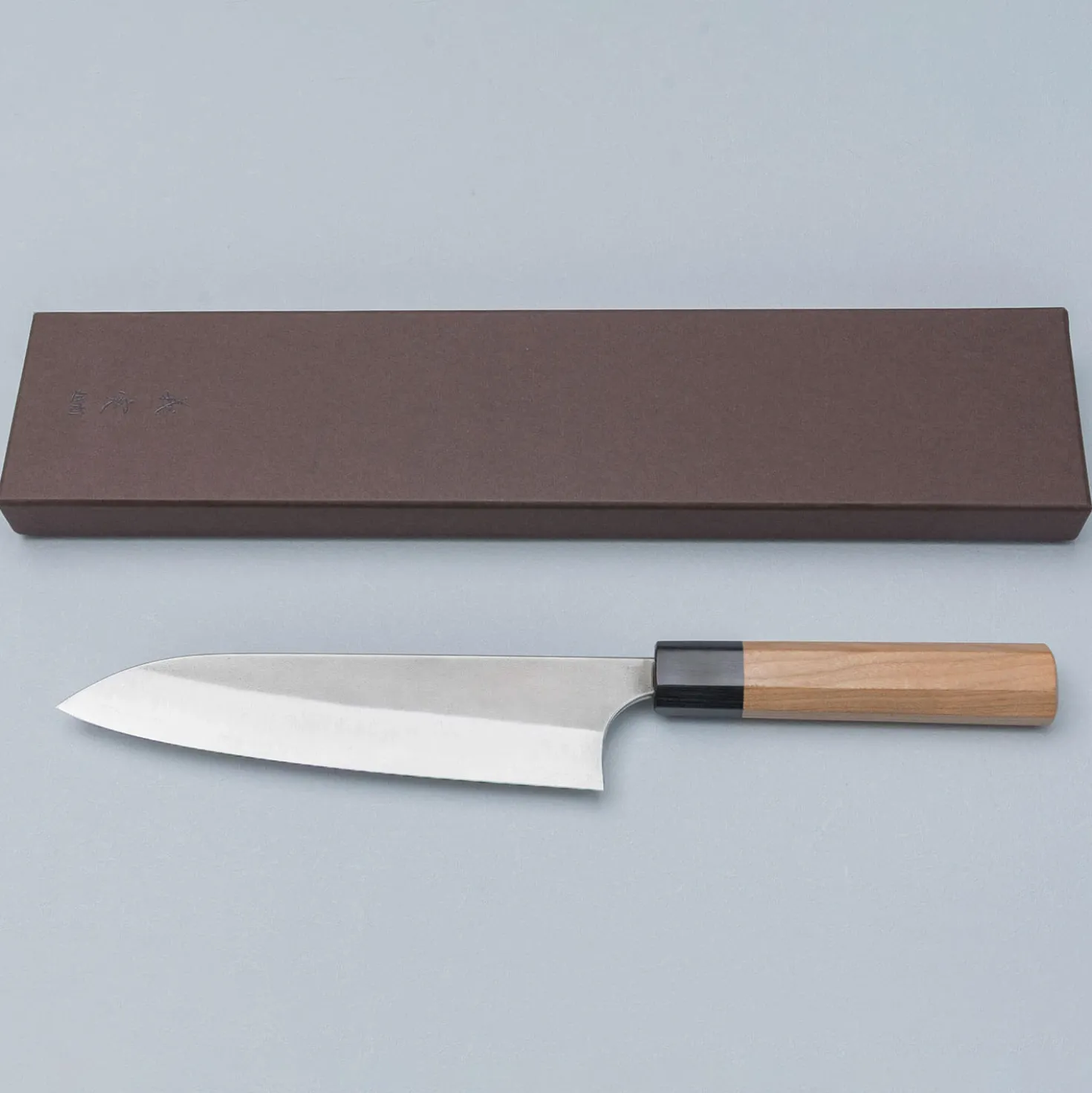 Yoshimi Kato Ginsan Nashiji Gyuto 18 cm