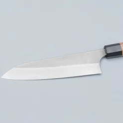 Yoshimi Kato Ginsan Nashiji Gyuto 18 cm