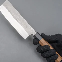 Yoshimi Kato Ginsan Nashiji Nakiri 16.5 cm