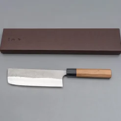 Yoshimi Kato Ginsan Nashiji Nakiri 16.5 cm