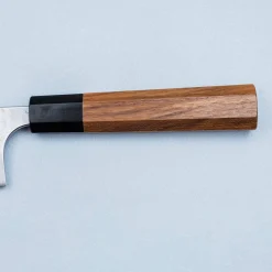 Yoshimi Kato Ginsan Nashiji Teak Gyuto 24 cm