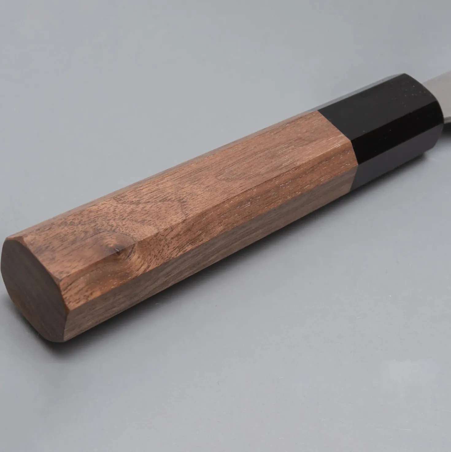 Yoshimi Kato Ginsan Nashiji Walnut Santoku 17 cm