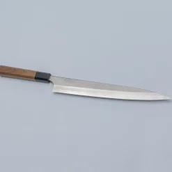 Yoshimi Kato Ginsan Nashiji Walnut Sujihiki 27 cm