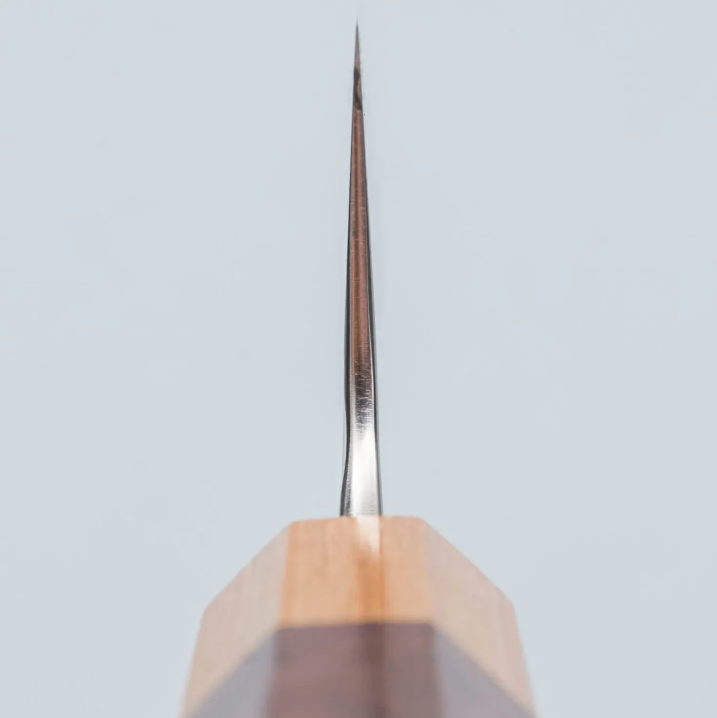 Yoshimi Kato Ginsan Tsuchime Santoku 17 cm