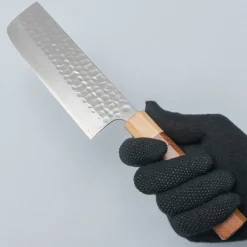 Yoshimi Kato Ginsan Tsuchime Nakiri 16.5 cm