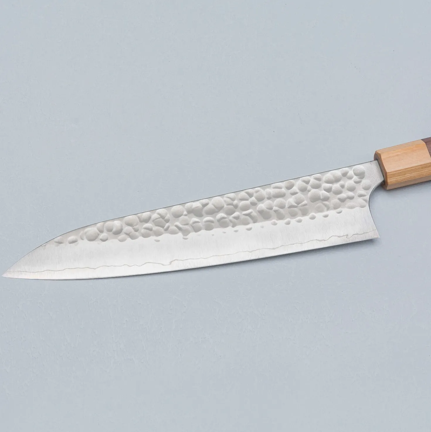 Yoshimi Kato Ginsan Tsuchime Gyuto 21 cm