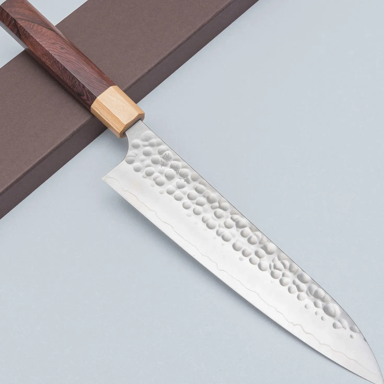 Yoshimi Kato Ginsan Tsuchime Gyuto 21 cm