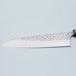 Yoshimi Kato Ginsan Tsuchime Walnut Gyuto 24 cm