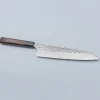 Yoshimi Kato Ginsan Tsuchime Walnut Gyuto 21 cm