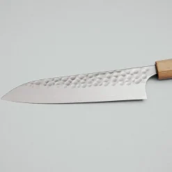 Yoshimi Kato Ginsan Tsuchime Gyuto 18 cm