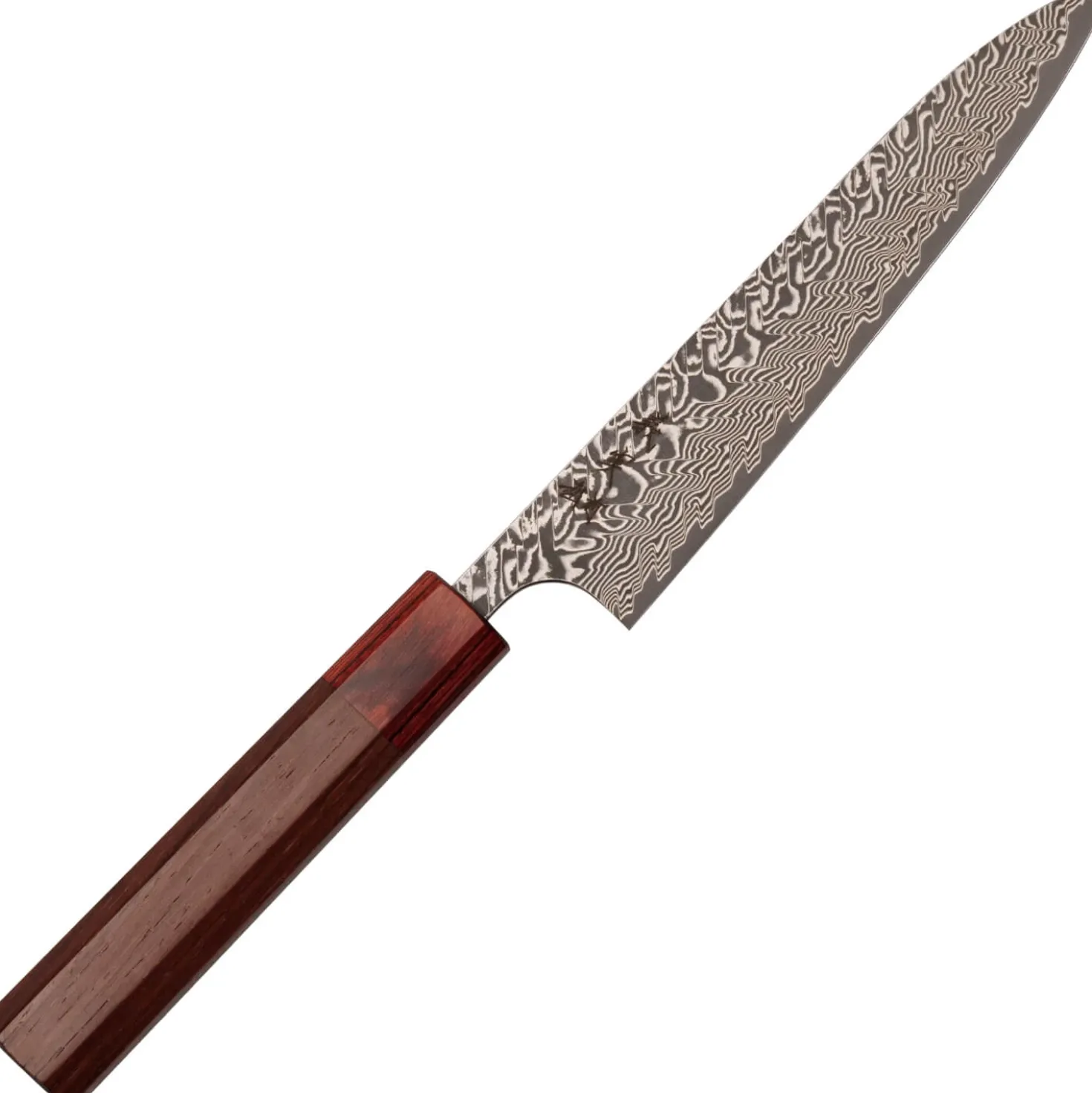 Yoshimi Kato SG2 Damast Rosewood Petty 15 cm