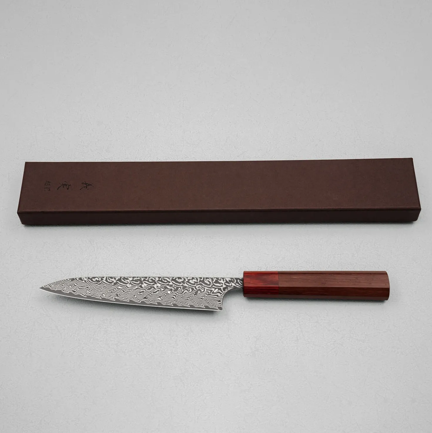 Yoshimi Kato SG2 Damast Rosewood Petty 15 cm