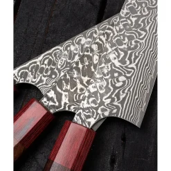 Yoshimi Kato SG2 Damast Santoku 17 cm