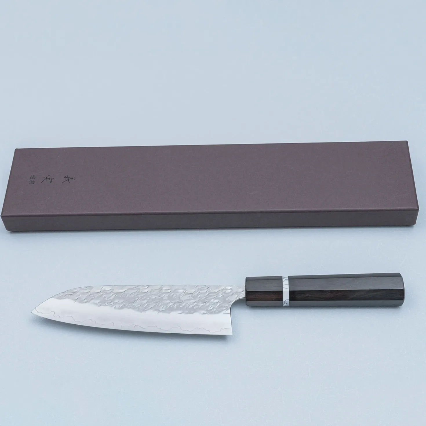 Yoshimi Kato SG2 Hyo Ebony Santoku 17 cm
