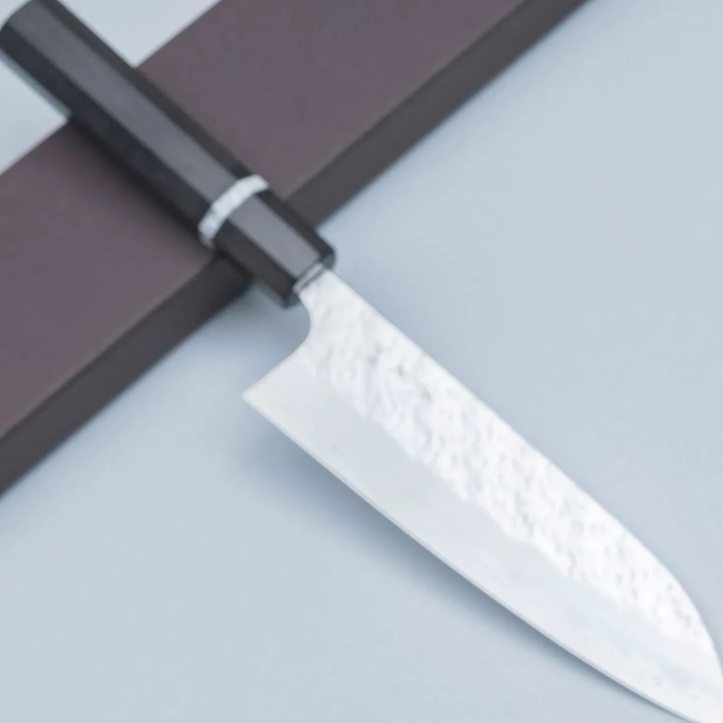 Yoshimi Kato SG2 Hyo Ebony Santoku 17 cm