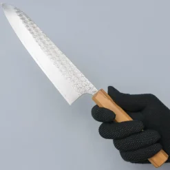Yoshimi Kato SG2 Minamo Olive Gyuto 24 cm