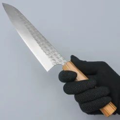 Yoshimi Kato SG2 Minamo Olive Gyuto 21 cm