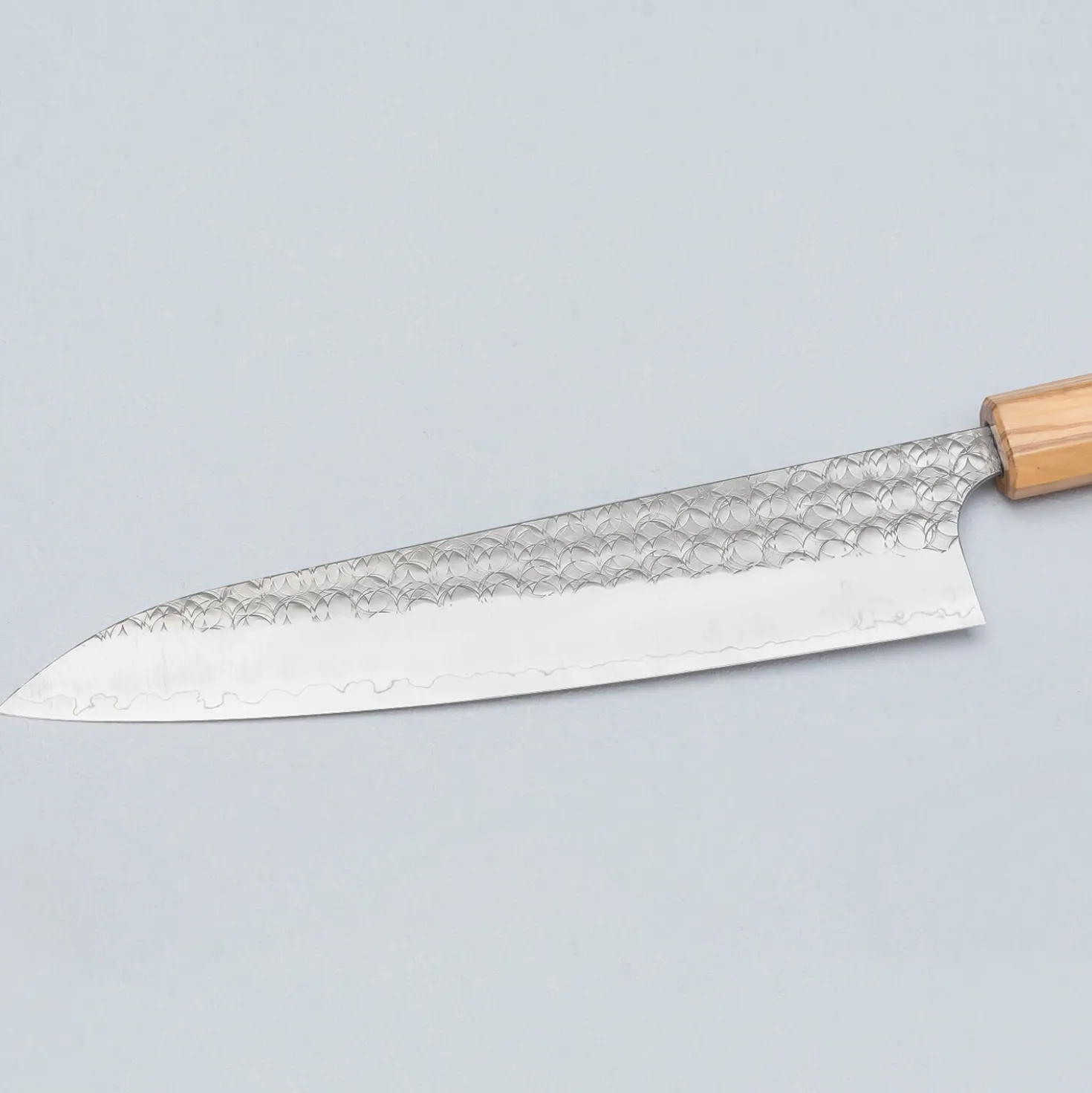 Yoshimi Kato SG2 Minamo Olive Gyuto 21 cm