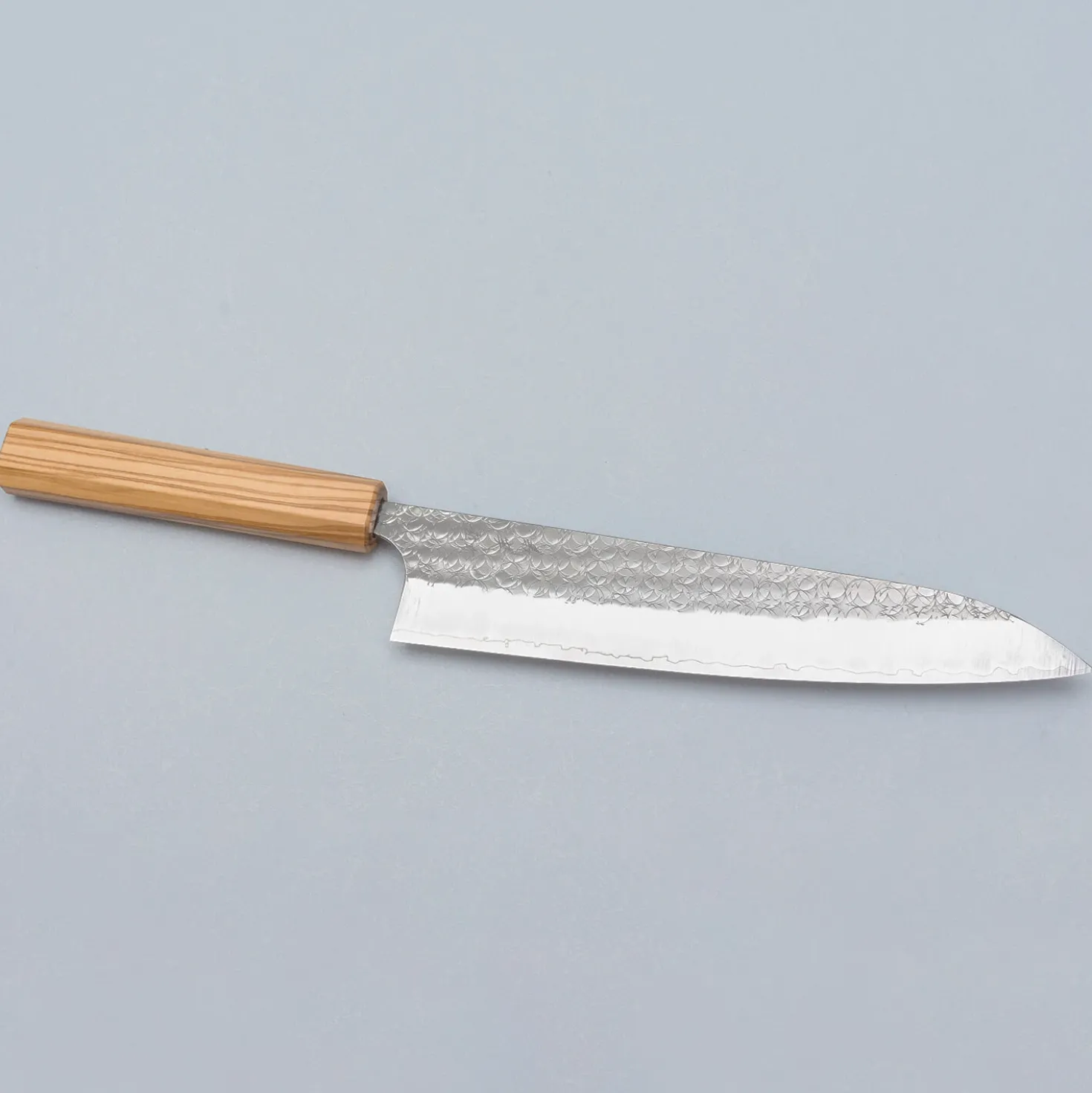 Yoshimi Kato SG2 Minamo Olive Gyuto 21 cm