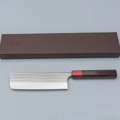 Yoshimi Kato SG2 Minamo Rosewood Nakiri 16.5 cm
