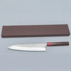 Yoshimi Kato SG2 Minamo Rosewood Gyuto 24 cm