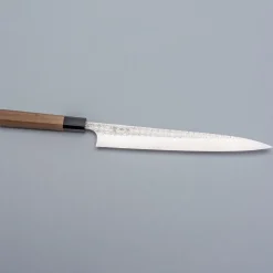 Yoshimi Kato SG2 Minamo Walnut Sujihiki 27 cm