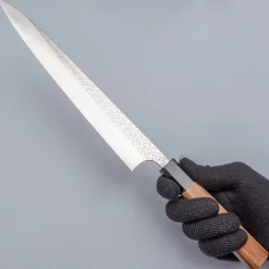 Yoshimi Kato SG2 Minamo Walnut Sujihiki 27 cm