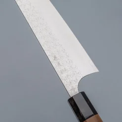 Yoshimi Kato SG2 Minamo Walnut Gyuto 24 cm