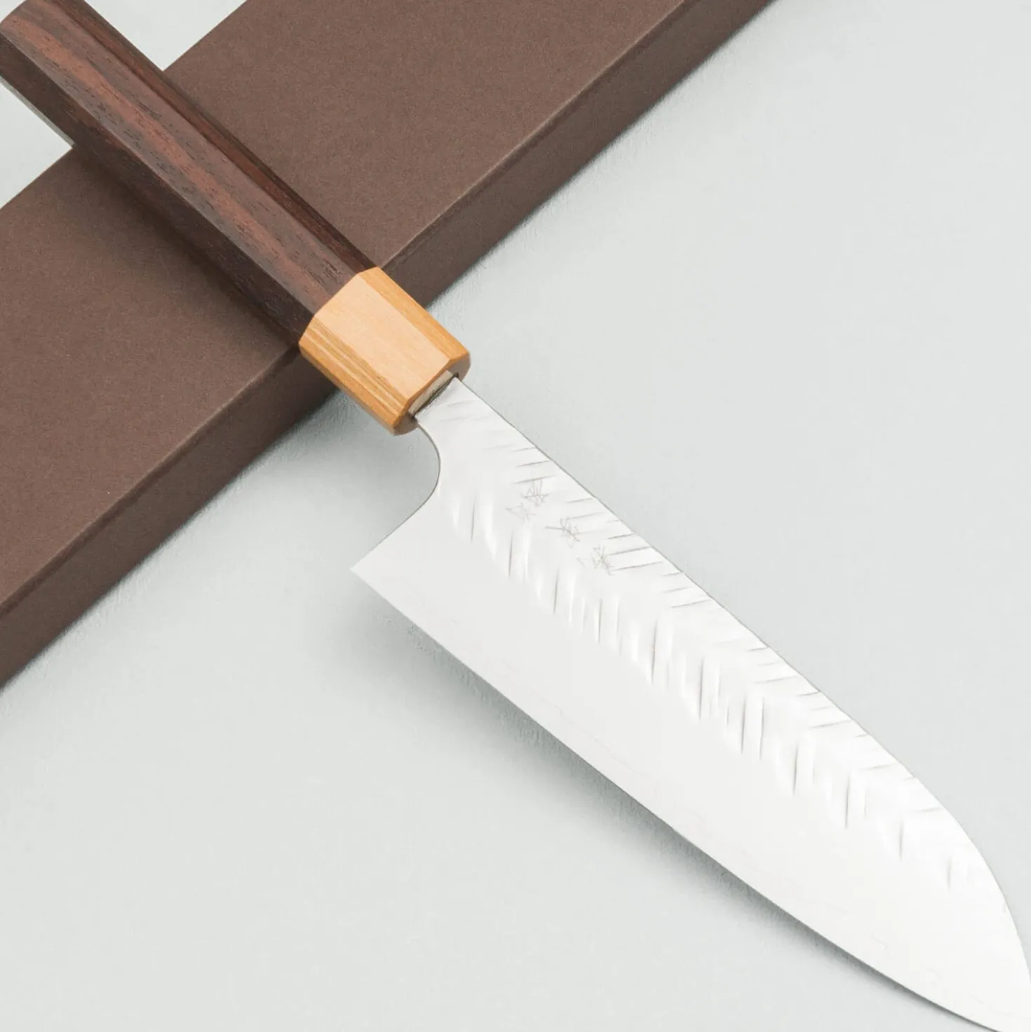 Yoshimi Kato SG STRIX V Tsuchime Santoku 17 cm