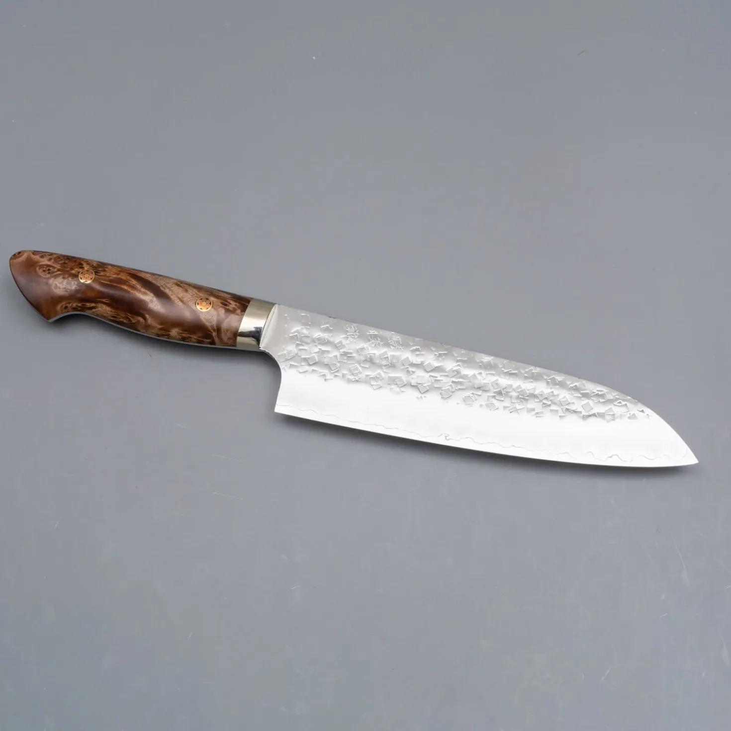 Yoshimi Kato SG2 Tsuchime Premium Santoku 17 cm