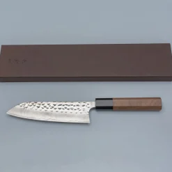 Yoshimi Kato SG2 Tsuchime Santoku 17 cm