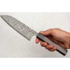 Yoshimi Kato VG10 Damast Wa Santoku 16.5 cm