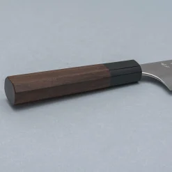 Yoshimi Kato VG10 Nashiji Damast Walnut Bunka 17.5 cm