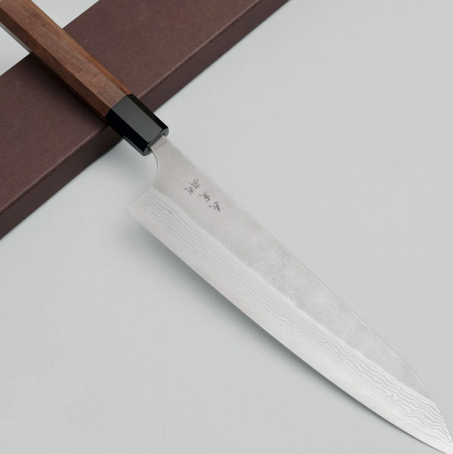 Yoshimi Kato VG10 Nashiji Damast Gyuto 21 cm