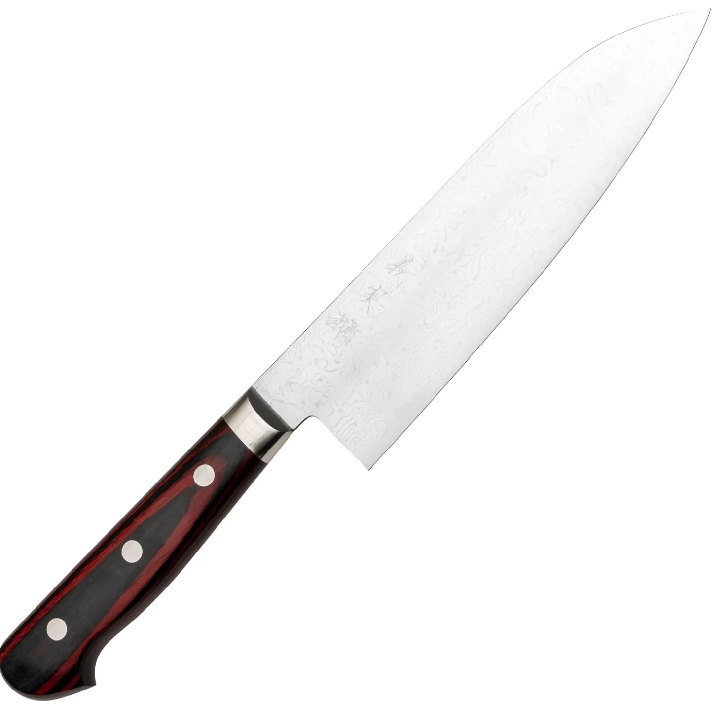 Yoshimi Kato VG10 Polished Damast Santoku 17.5 cm (laatste modellen)
