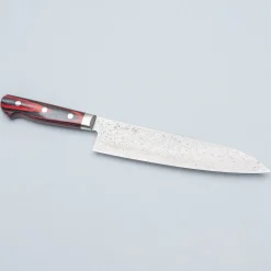Yoshimi Kato VG10 Polished Damast Gyuto 21 cm