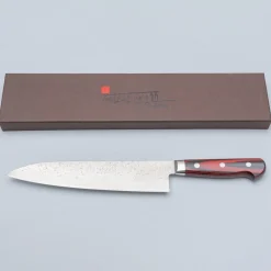 Yoshimi Kato VG10 Polished Damast Gyuto 21 cm