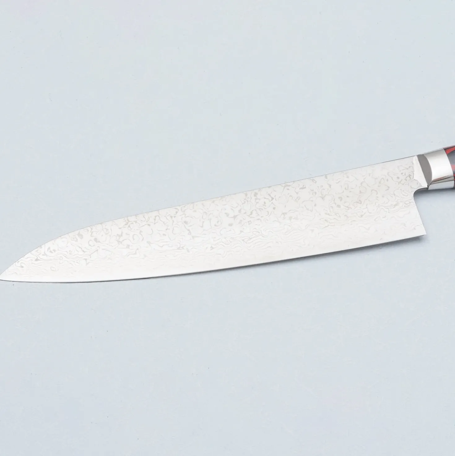 Yoshimi Kato VG10 Polished Damast Gyuto 21 cm
