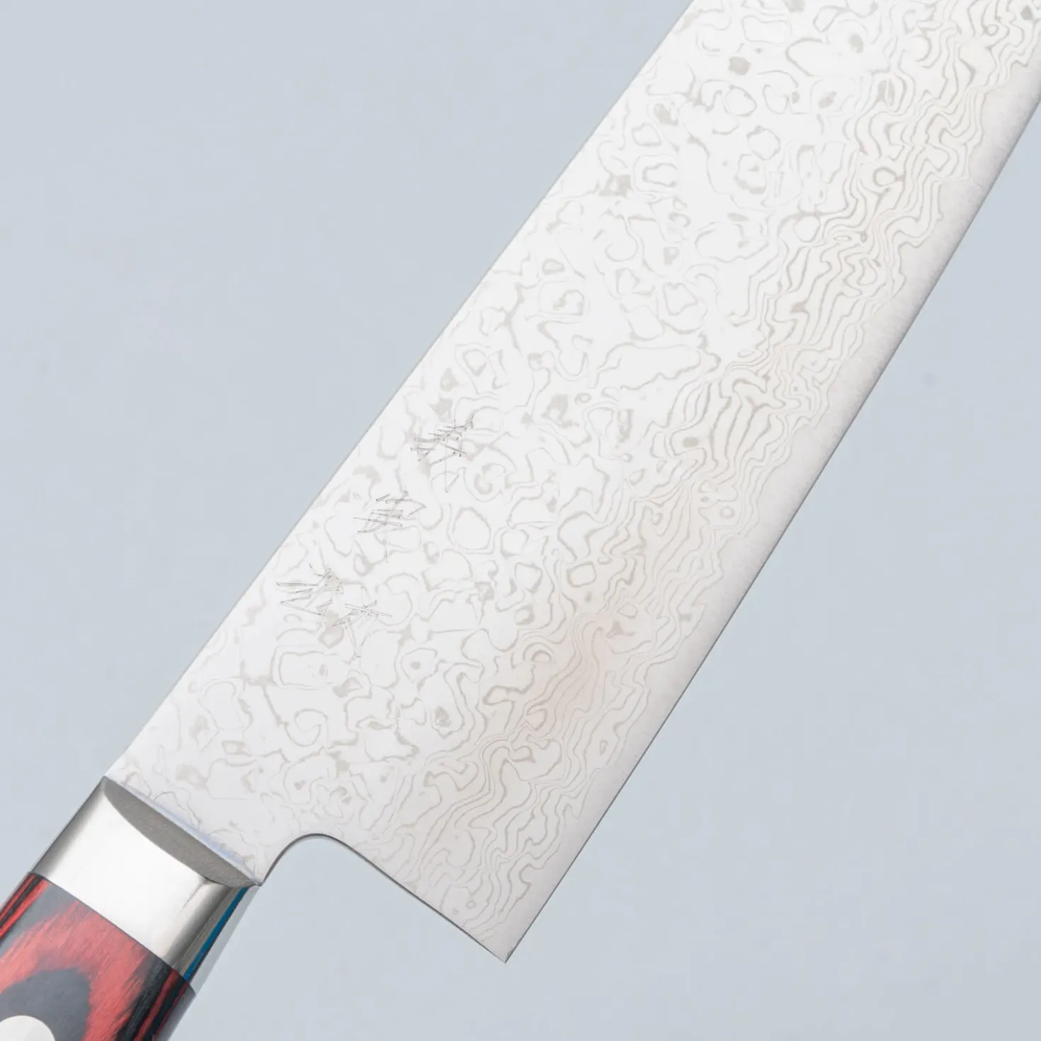 Yoshimi Kato VG10 Polished Damast Gyuto 21 cm