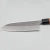 Yoshimi Kato VG10 Tsuchime Damast Rosewood Santoku 17 cm
