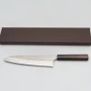 Yoshimi Kato VG10 Tsuchime Damast Rosewood Gyuto 21 cm