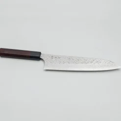 Yoshimi Kato VG10 Tsuchime Damast Rosewood Gyuto 21 cm