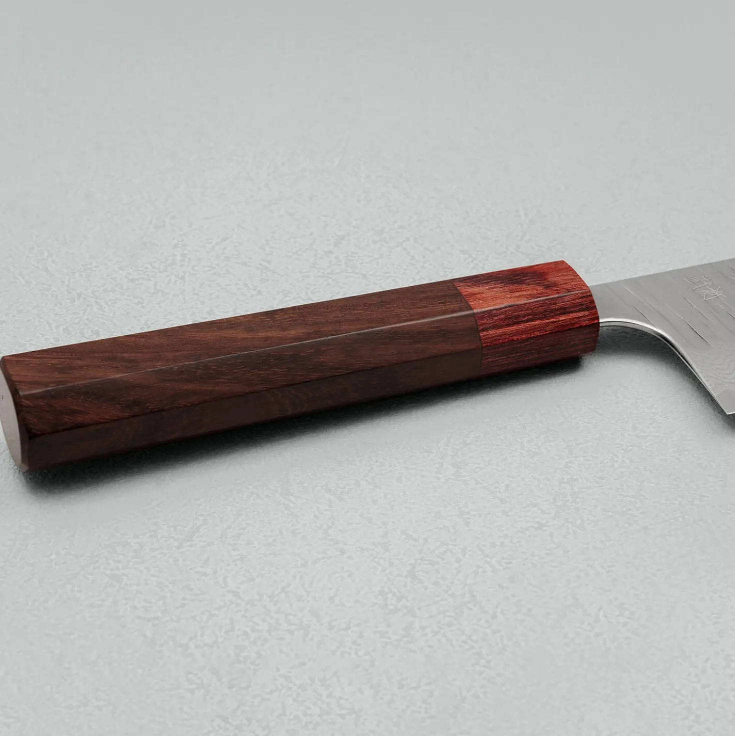 Yoshimi Kato VGXEOS Kasuri Tsuchime Damast Rosewood Nakiri